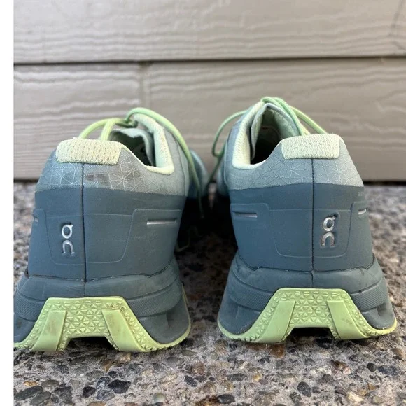 On Cloudventure Trail Running Shoes Women 7 Moss Olive Green Swiss Engineering - Picture 8 of 10